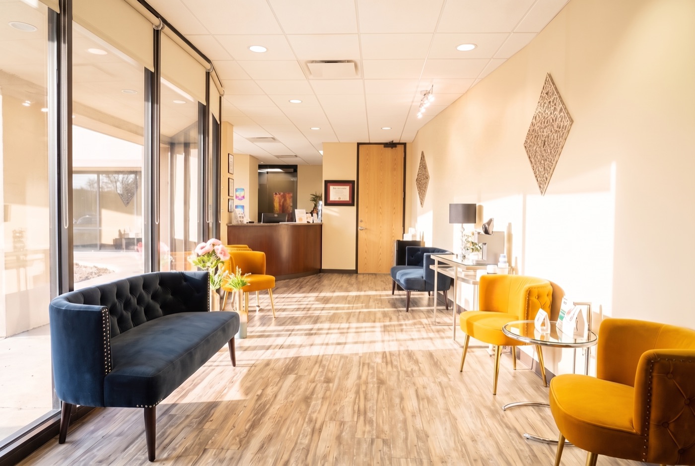 Inside the Bellaire Dental Group office