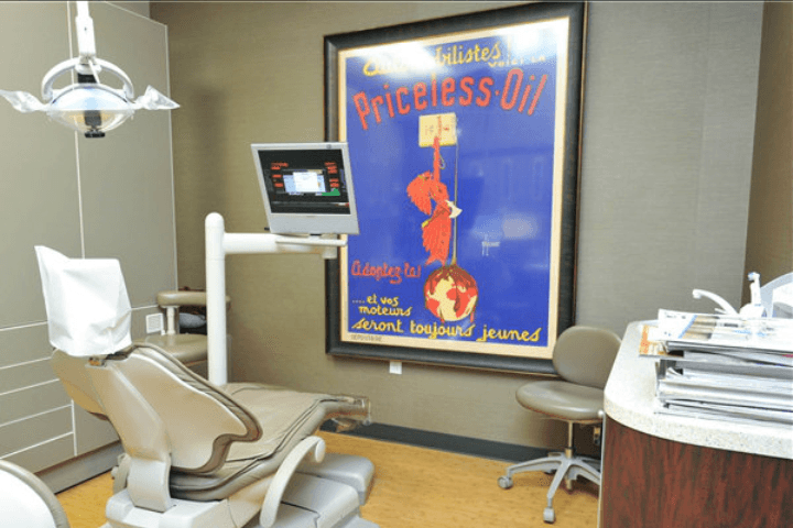exam room at Bellaire Dental Group, Houston, TX